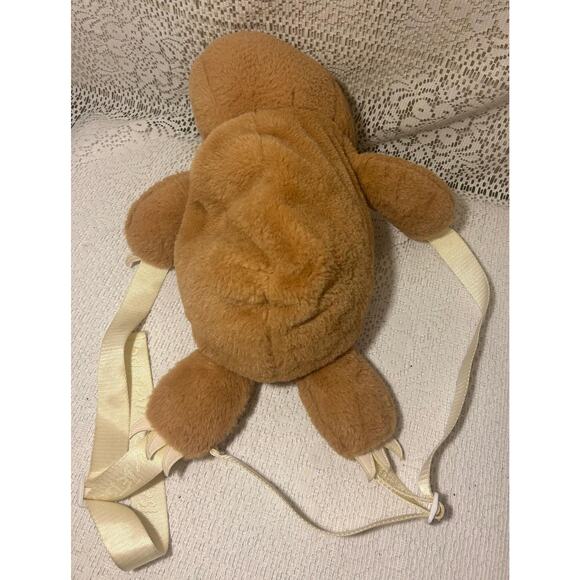 Luv Betsey 20' inch Plush Sloth Back Pack, Purse, Pillow, Tan pink - Picture 4 of 6